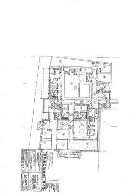 Zeichnung Grundrißplan Untergeschoß 1