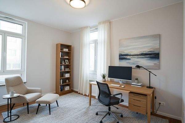 Arbeits-/ Kinderzimmer visualisiert