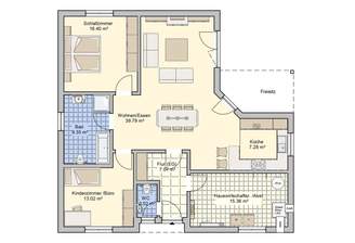 Bungalow Mala Grundriss