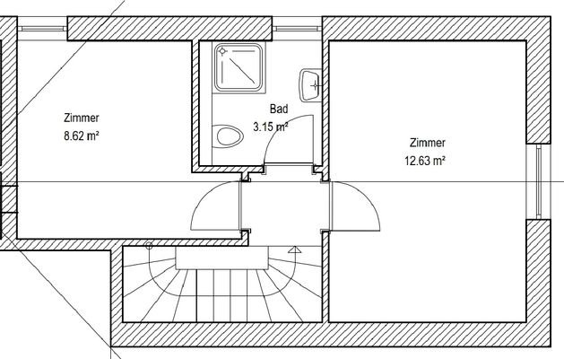 Grundrissplan Dachgeschoss