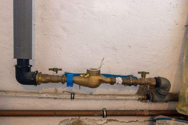 Keller exemplarisch Wasseranschluss