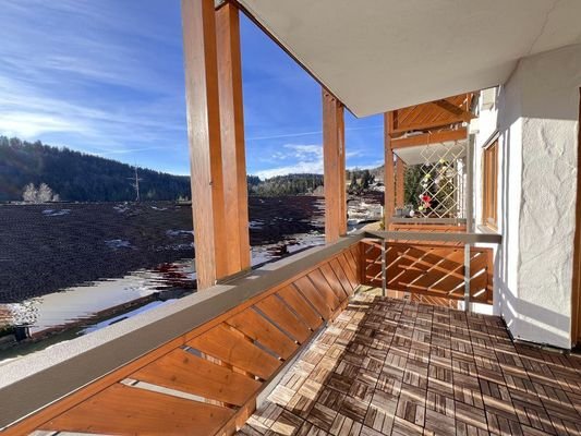 Klasse Balkon mit schöner Aussicht