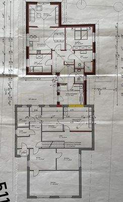 Grundriss EG beider Häuser