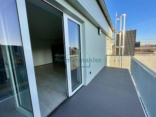 Balkon in Südausrichtung