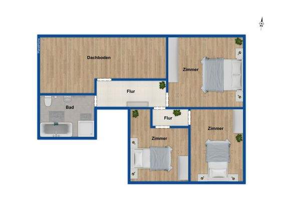 Grundriss Dachgeschoss