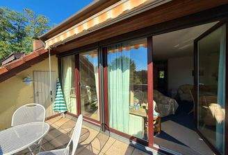 Dachloggia mit Abstellraum 