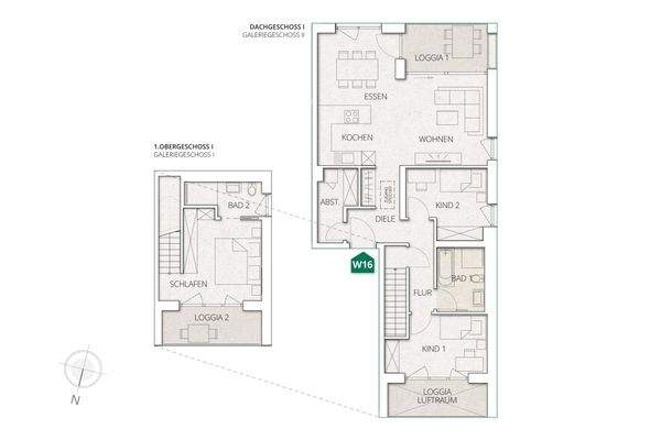 Grundriss Wohnung 16