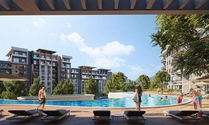Flats in a Social Complex with Lake Views in Kocaeli