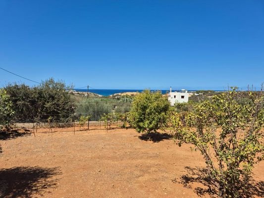 Kreta - Baugrundstück mit Baugenehmigung und Meerblick in Sisi