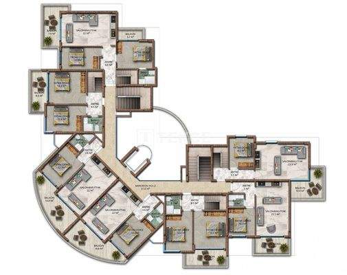 Apartments with Sea View and Lots of Activities in Alanya Avsallar