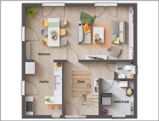 Grundriss Erdgeschoss