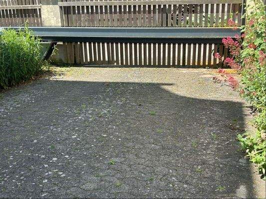 Einfahrt und elektr. Tor