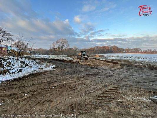 Blick in das Baugebiet