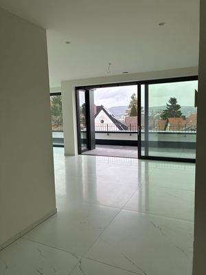 Blick vom Aufzug aus