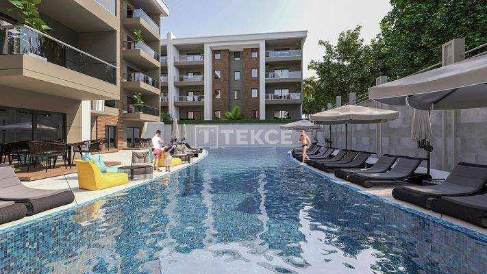 Low-Rise Apartments in a Gated Complex in Kuşadası