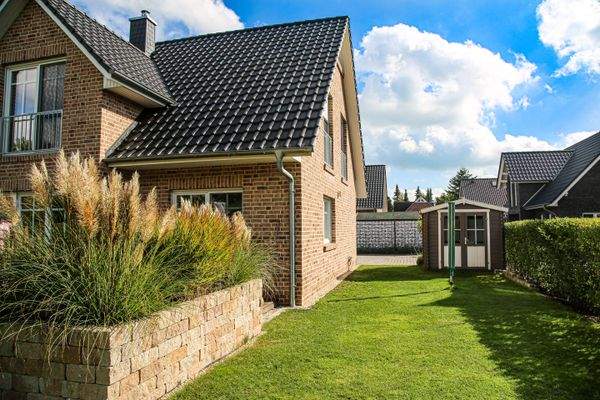 Garten Seitenansicht