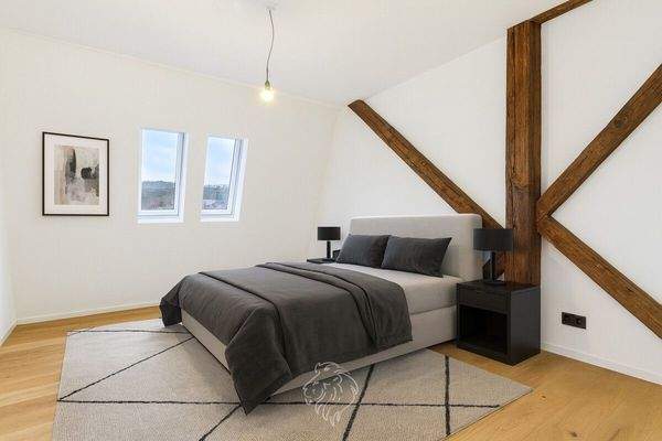 Einrichtungsbeispiel Schlafzimmer 2.OG