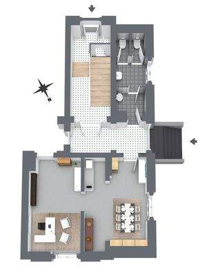 Grundriss Büro & Wertraum