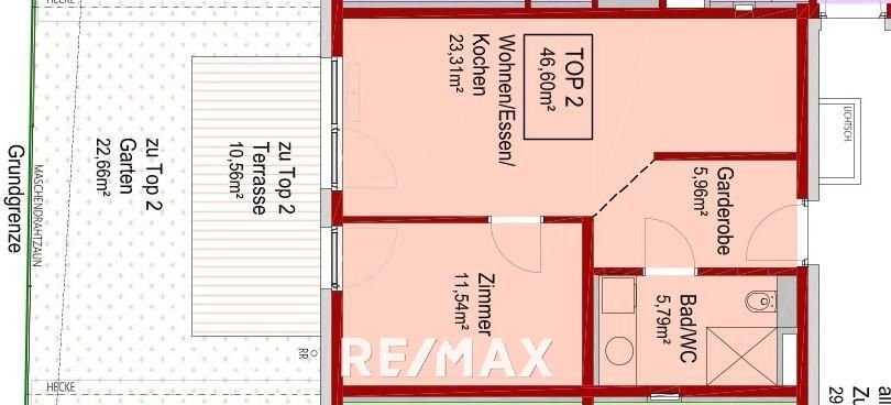 Wohnung - Plan TOP 2