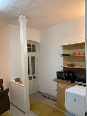 Küche mit Balkon
