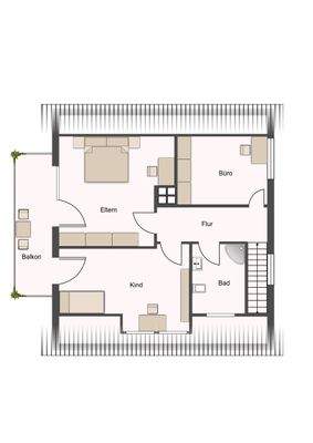 Grundriss Obergeschoss