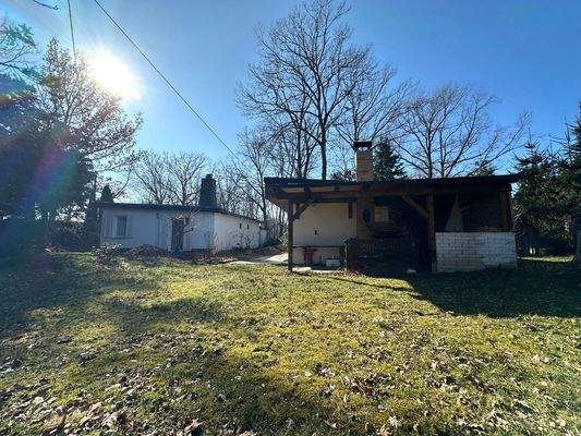 Blick aus dem Garten