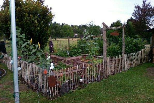Bauerngarten im hinteren Bereich