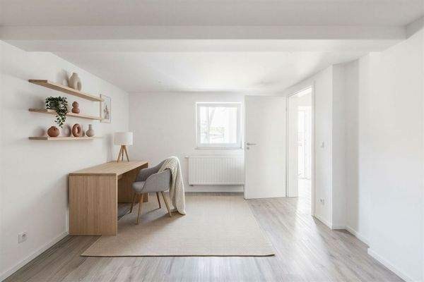 Arbeitszimmer Anbau Visualisiert