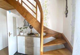 aufgearbeitete Treppe