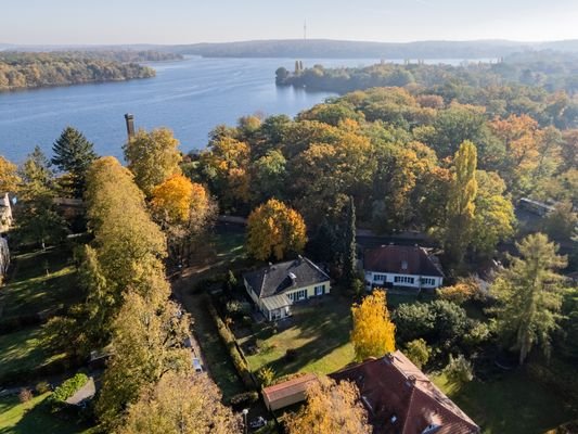 Aerial view of Jungfernsee