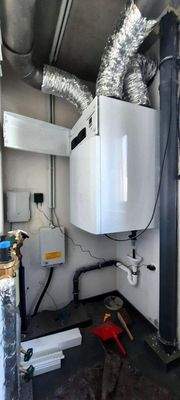 Haustechnik zentrale Lüftungsanlage.