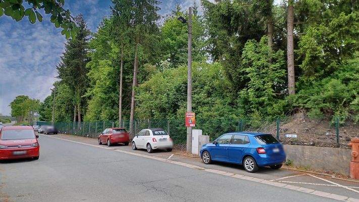 Blick aufs Grundstück