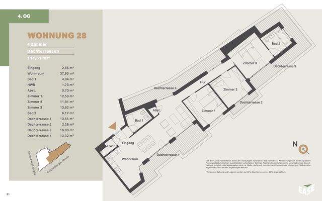 EASE - Grundriss WE28