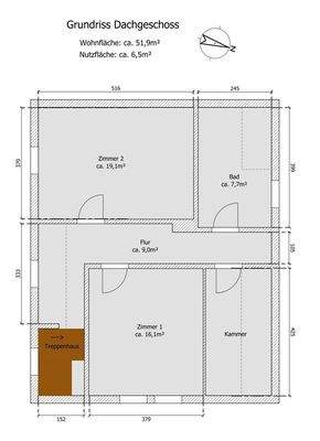 Grundriss Dachgeschoss