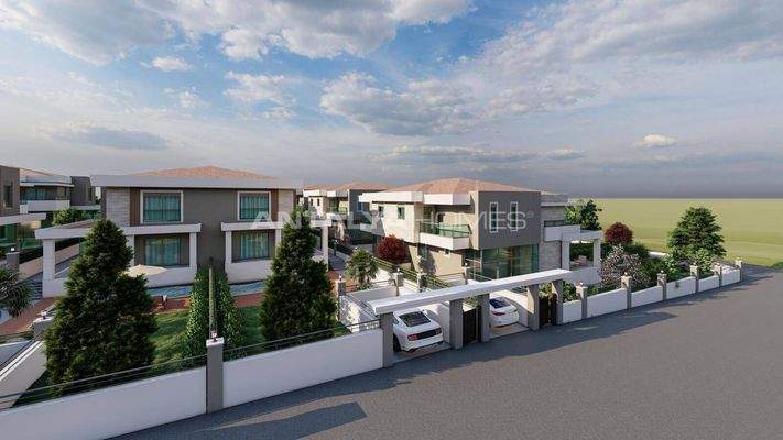 Houses with Private Pools and Gardens in Manavgat