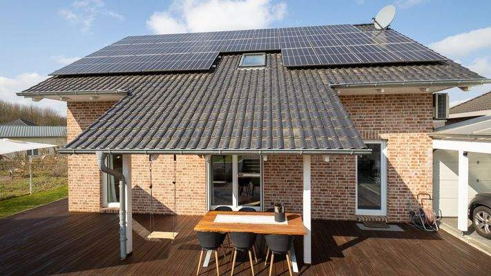 Rückansicht Terrasse