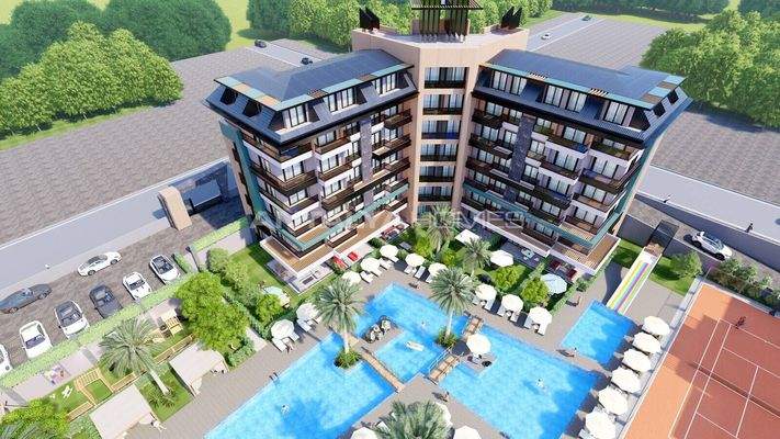 Real Estate with Private Beach in Alanya Kargicak