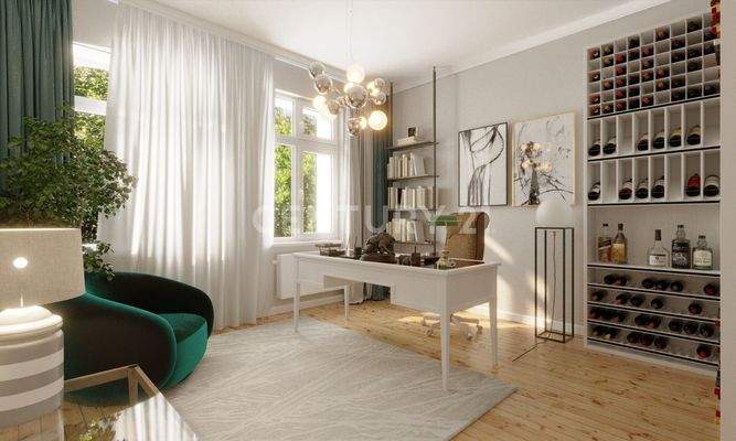 Arbeitszimmer ( visualisiert)