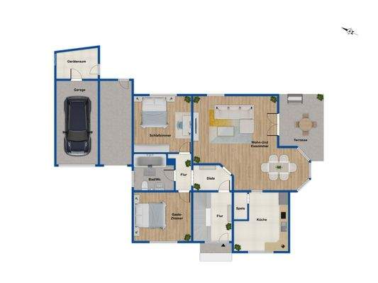 Grundrisse Erdgeschoss