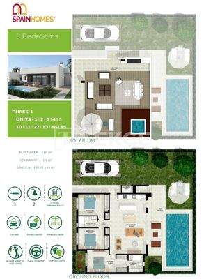 Newfashioned and Detached Golf Villas in Condado de Alhama