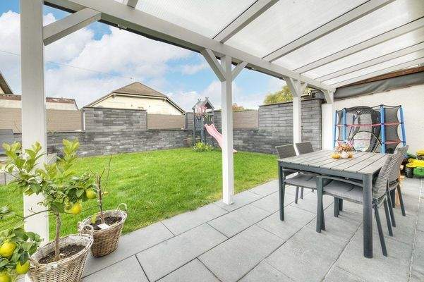 Überdachter Terrassenbereich