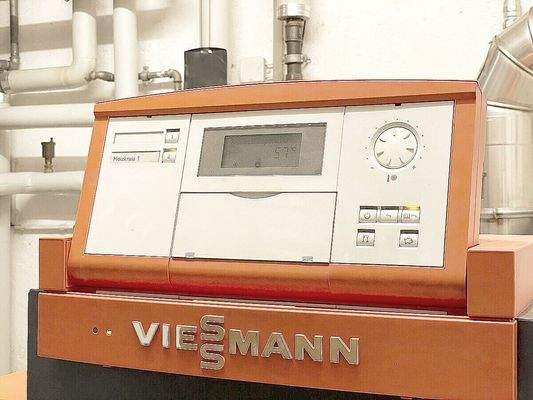 Modernisierte Viessmann-Zentral-Heizung