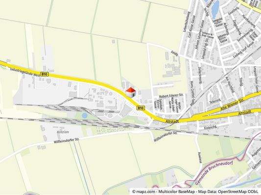 Geolyzer Kartenausschnitt