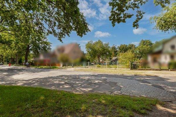 Ansicht von der Straße