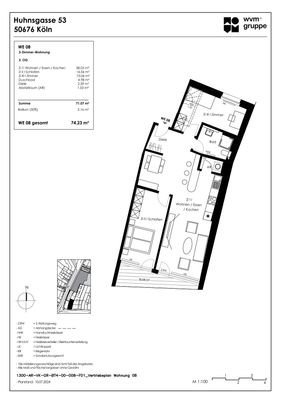 Grundriss WE 08