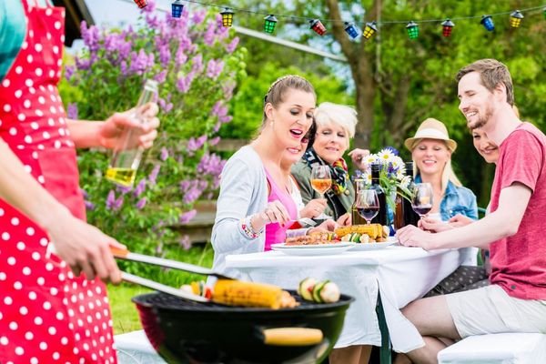 Grillen im eigenen Garten