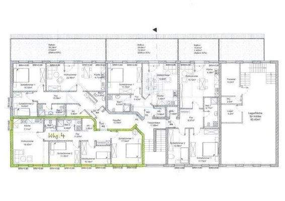 Grundriss HZR Wohnung 4