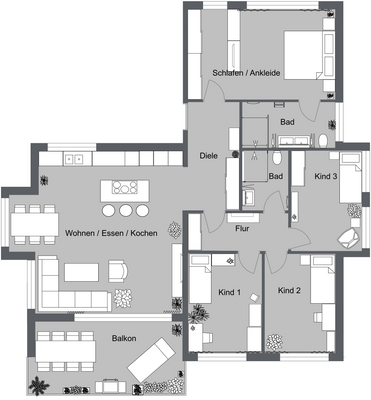 Grundriss - 2D