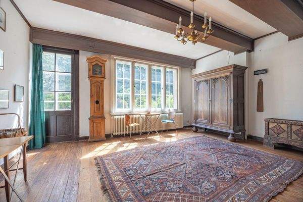 Wohnküche / Zugang Garten