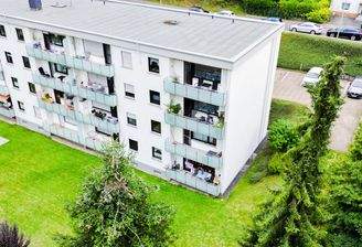 Ansicht-Mehrfamilienhaus